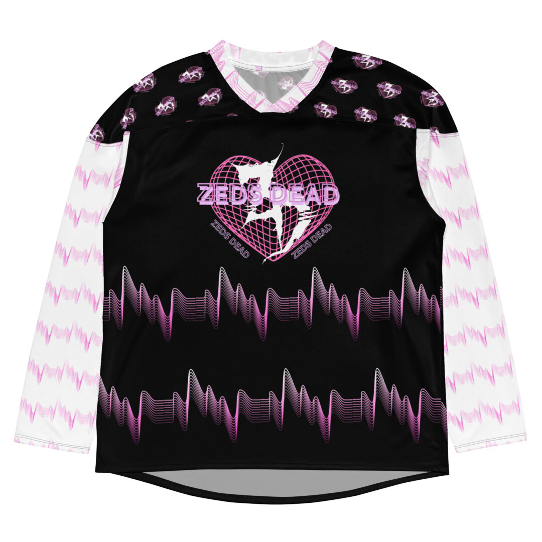 Zeds Dead Heartbeat Custom EDM Rave Hockey Jersey - Image 2