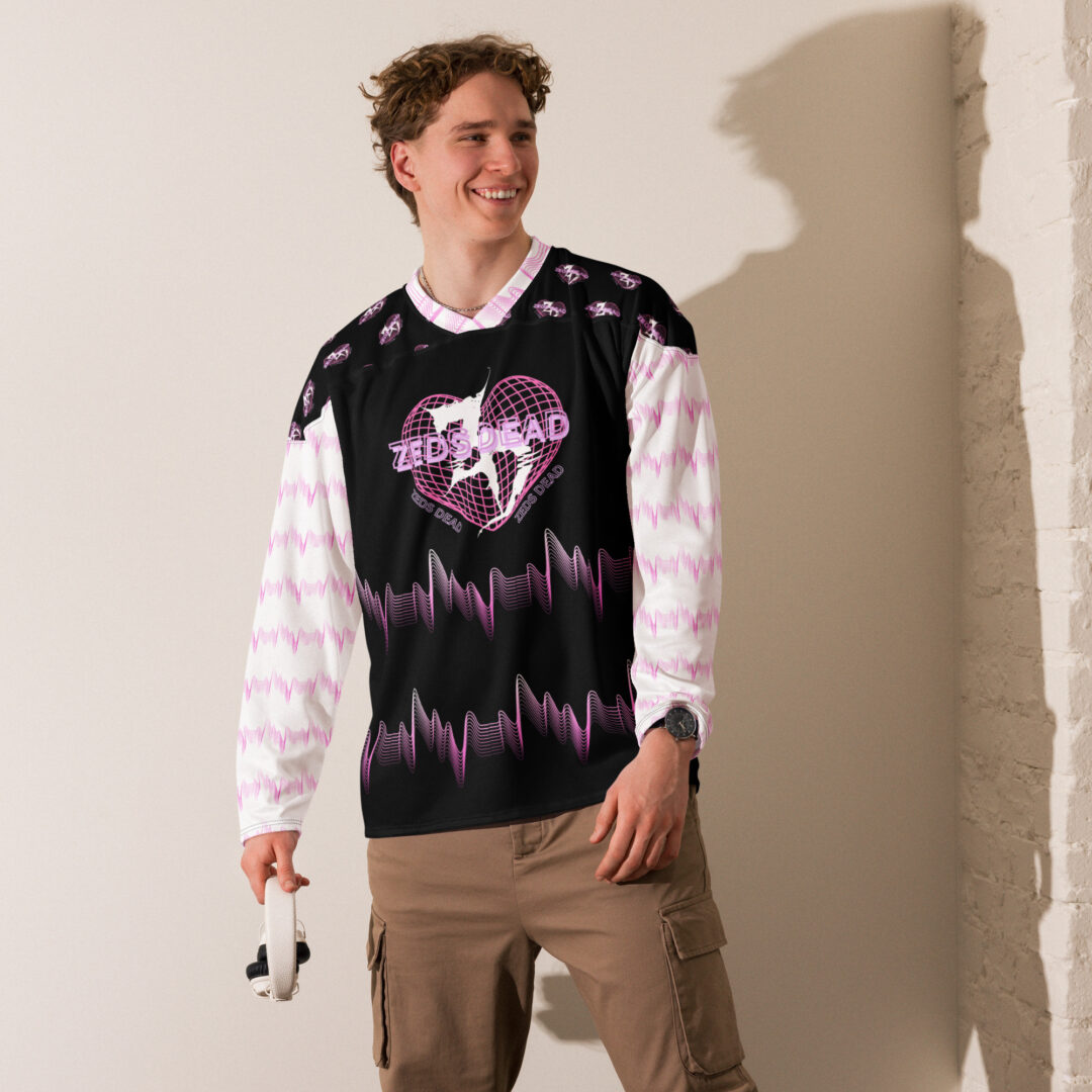 Zeds Dead Heartbeat Custom EDM Rave Hockey Jersey - Image 7