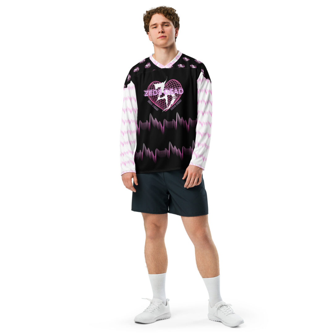 Zeds Dead Heartbeat Custom EDM Rave Hockey Jersey - Image 10