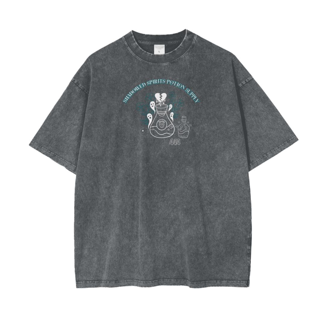 Oversize Snow Washed T-Shirt - Image 2