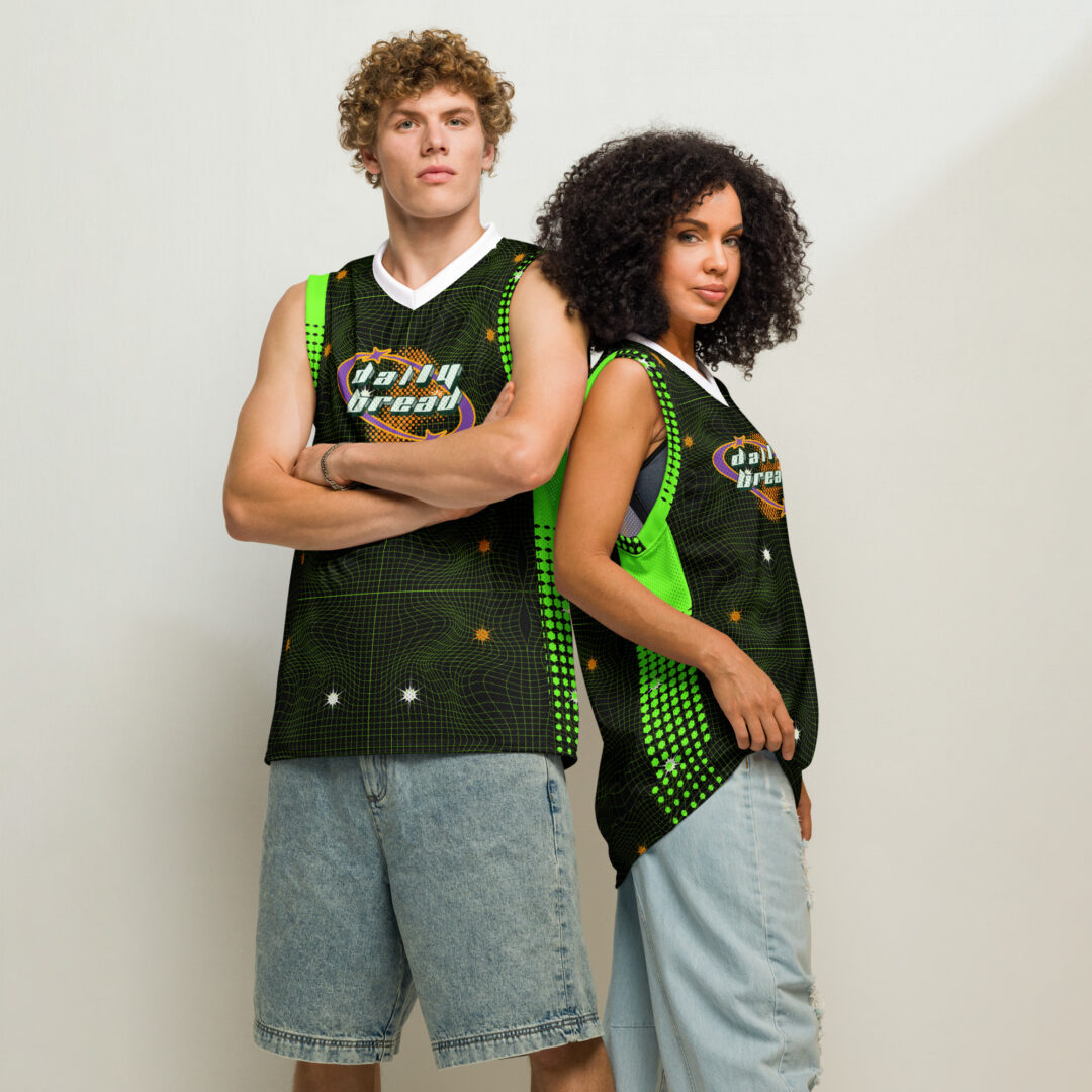 Daily Bread Cyberspace EDM Premium basketball jersey - Image 11