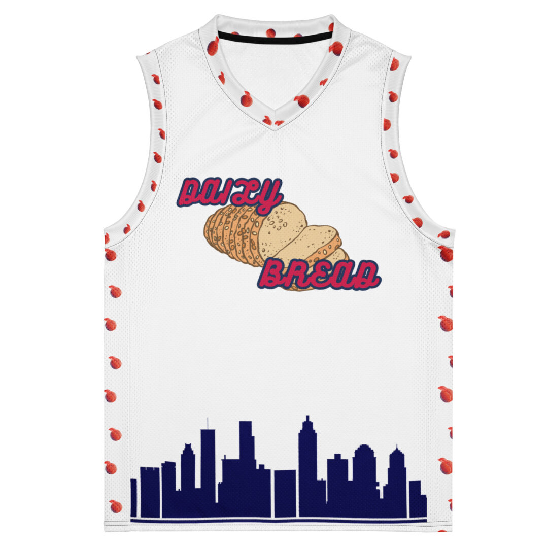 Daily Bread ATL Skyline Premium basketball jersey | Custom name and number - Image 8