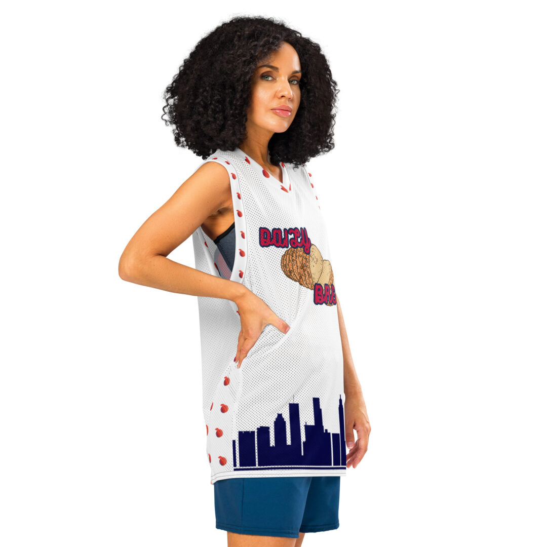 Daily Bread ATL Skyline Premium basketball jersey | Custom name and number - Image 3