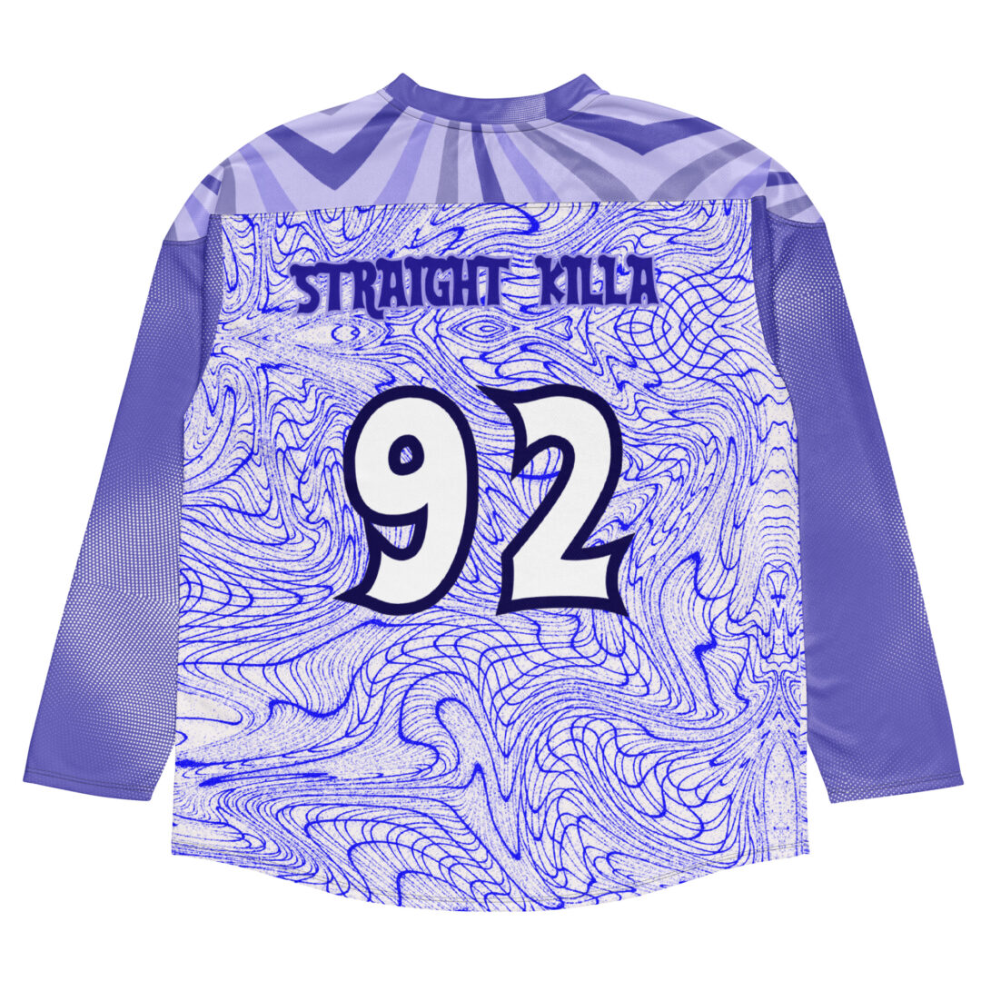 Wonky Willa Purple Candy Lightweight EDM Hockey Jersey - Image 3