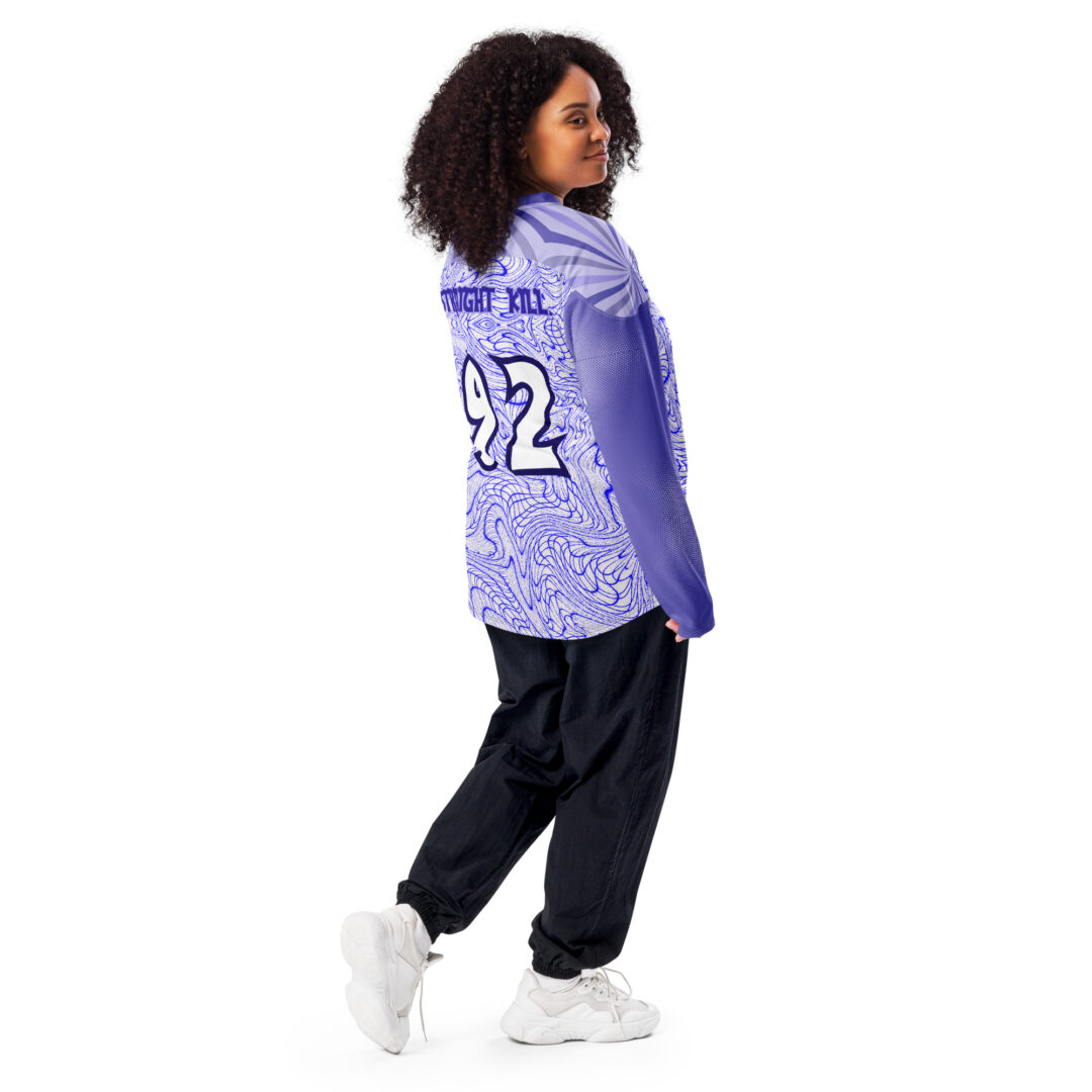 Wonky Willa Purple Candy Lightweight EDM Hockey Jersey - Image 13