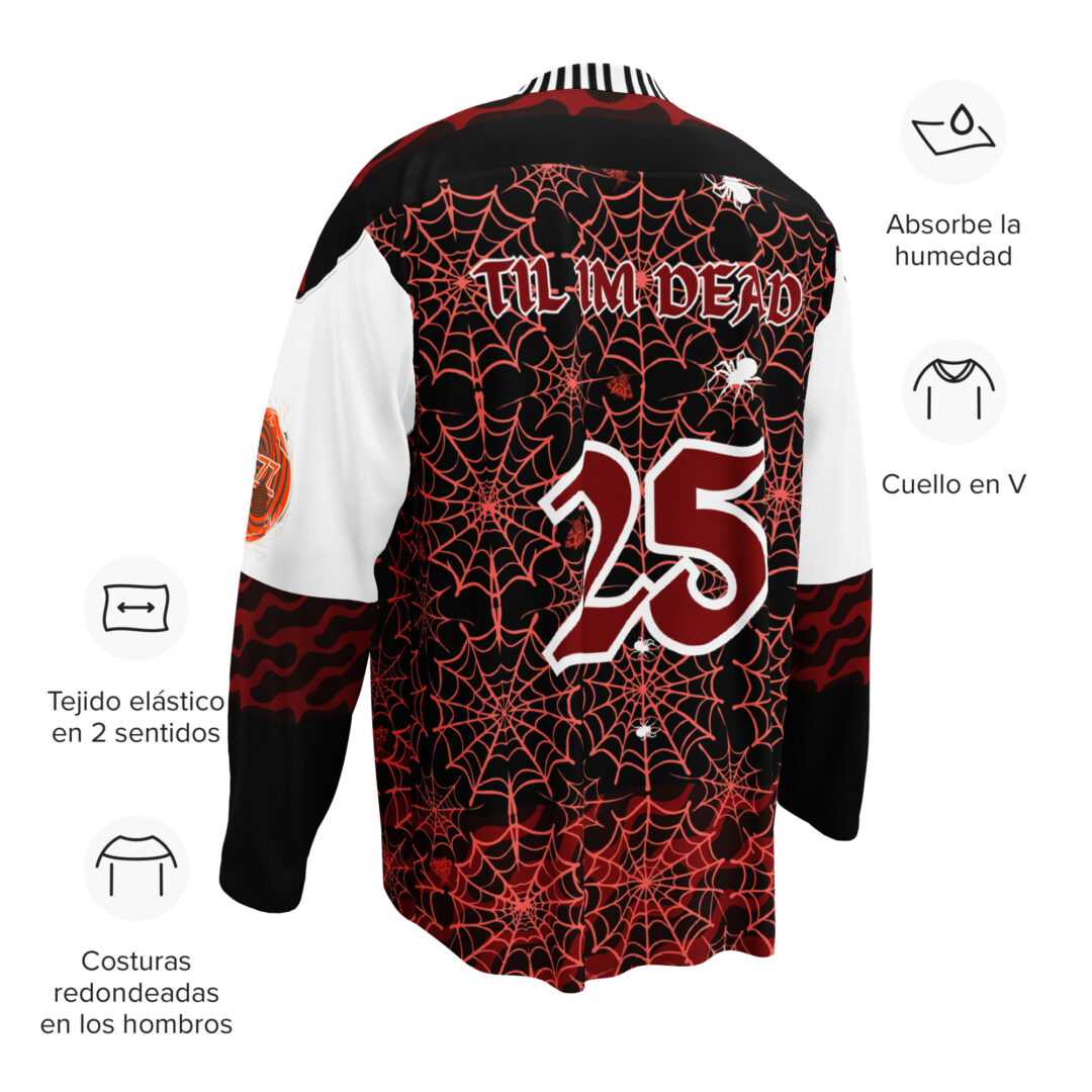 Until I'm Dead Rezz EDM Hockey lightweight jersey | Custom Name and Number - Image 14