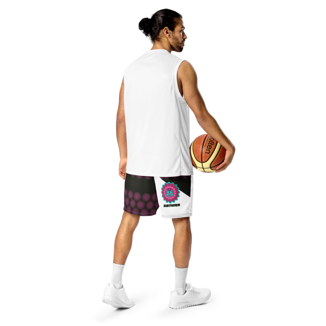 Subtronics Blabk Space Split Athletic Shorts with Pockets - Image 7