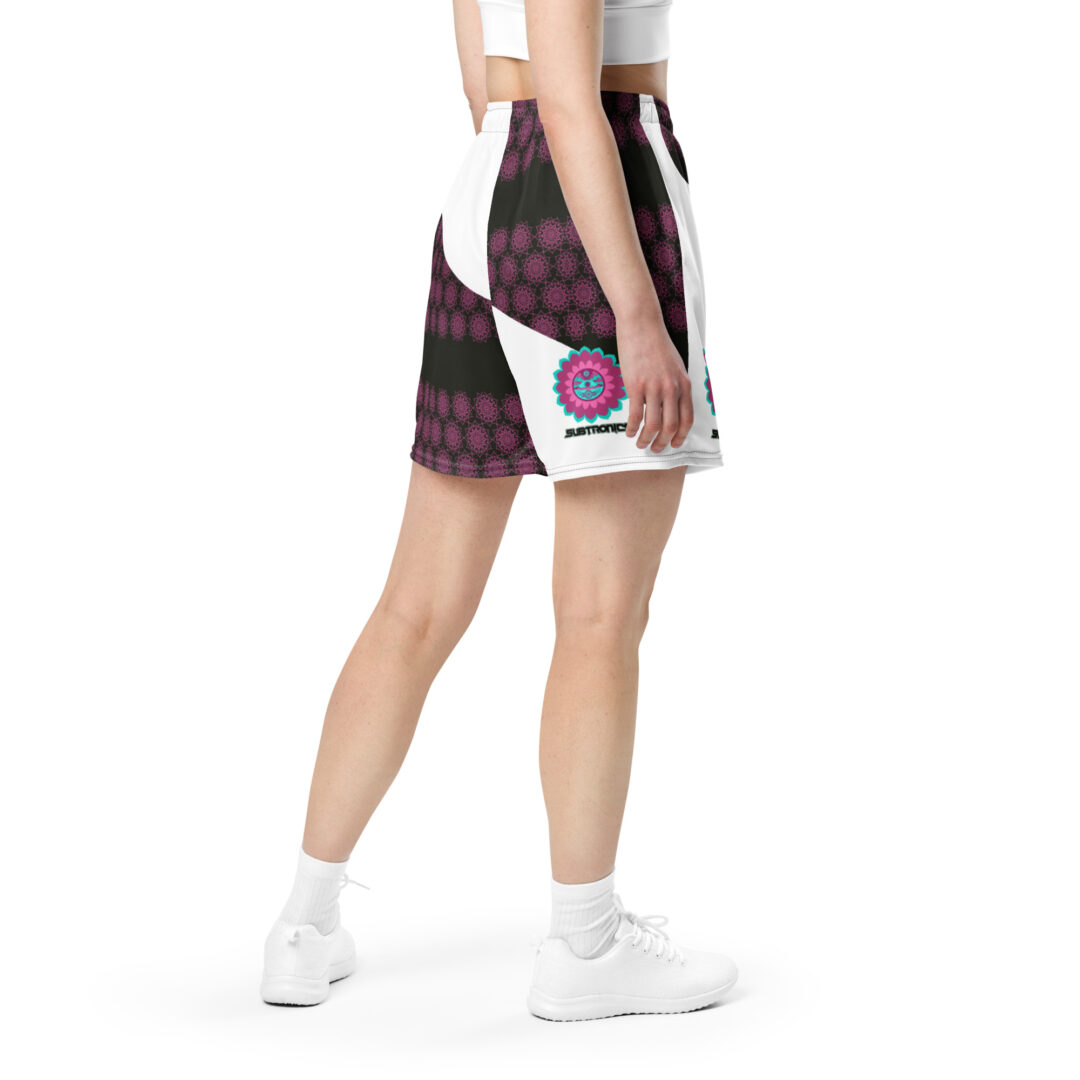 Subtronics Blabk Space Split Athletic Shorts with Pockets - Image 12
