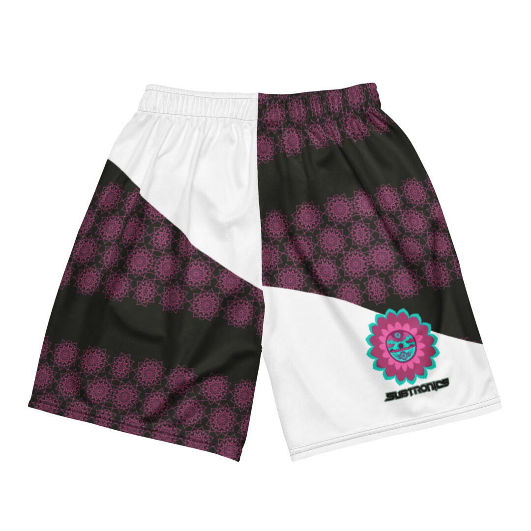 Subtronics Blabk Space Split Athletic Shorts with Pockets - Image 18