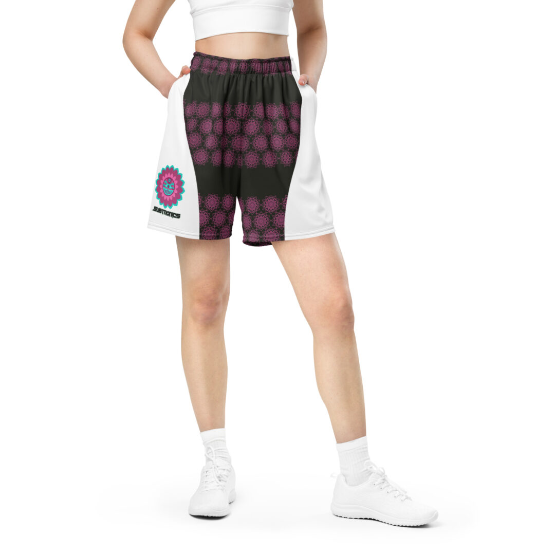 Subtronics Blabk Space Split Athletic Shorts with Pockets - Image 2