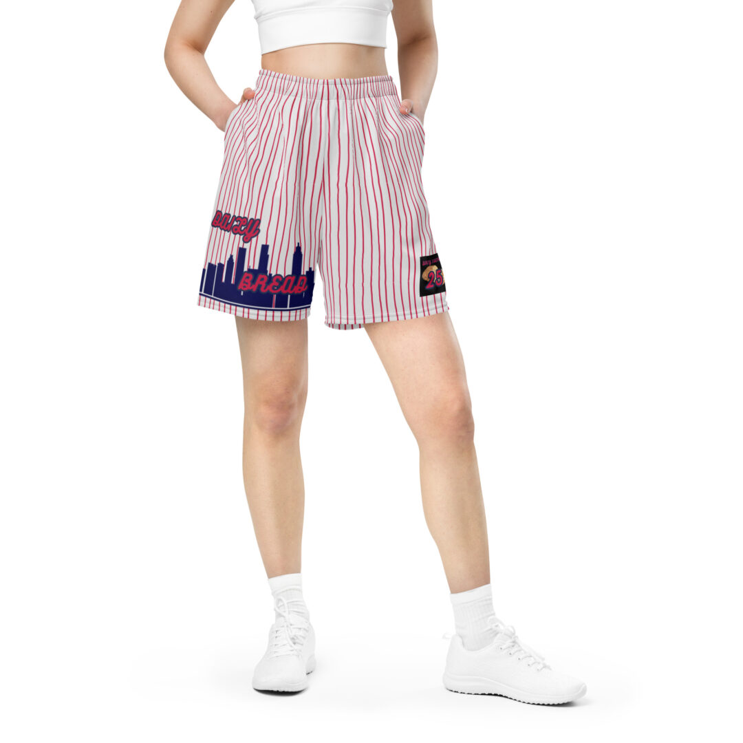 Daily Bread ATL Pinstripe Athletic Shorts - Image 2