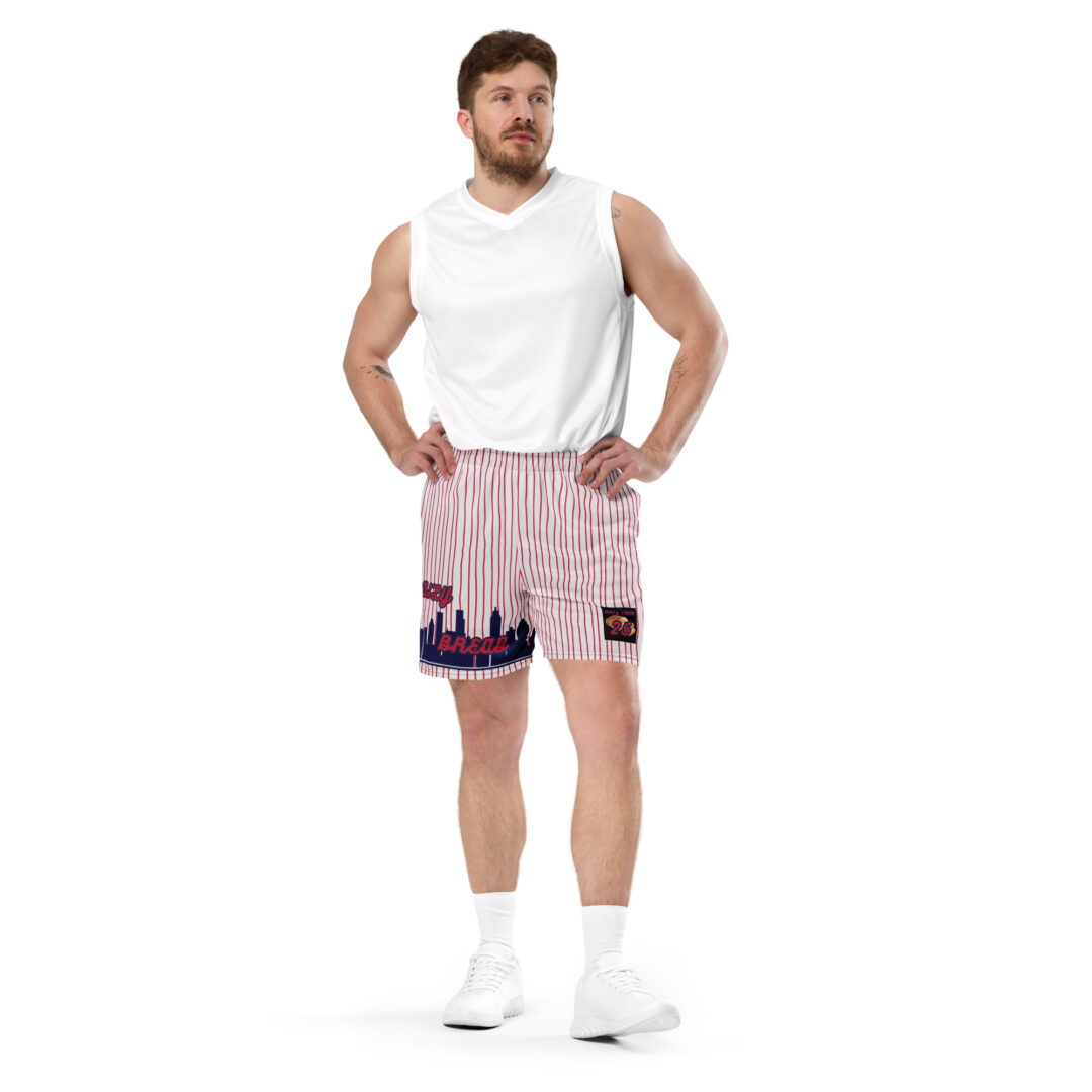 Daily Bread ATL Pinstripe Athletic Shorts - Image 7