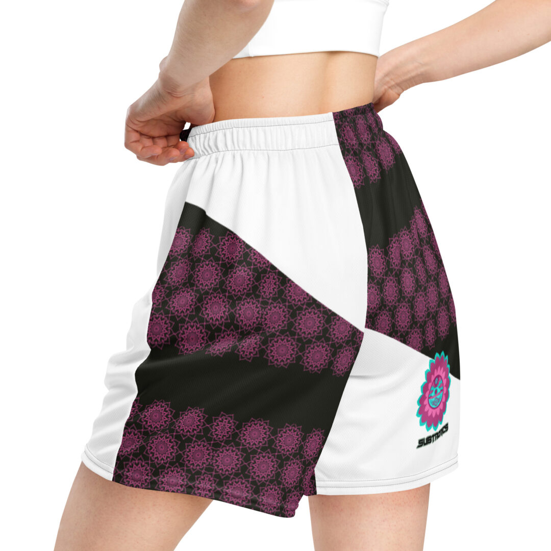 Subtronics Blabk Space Split Athletic Shorts with Pockets - Image 5