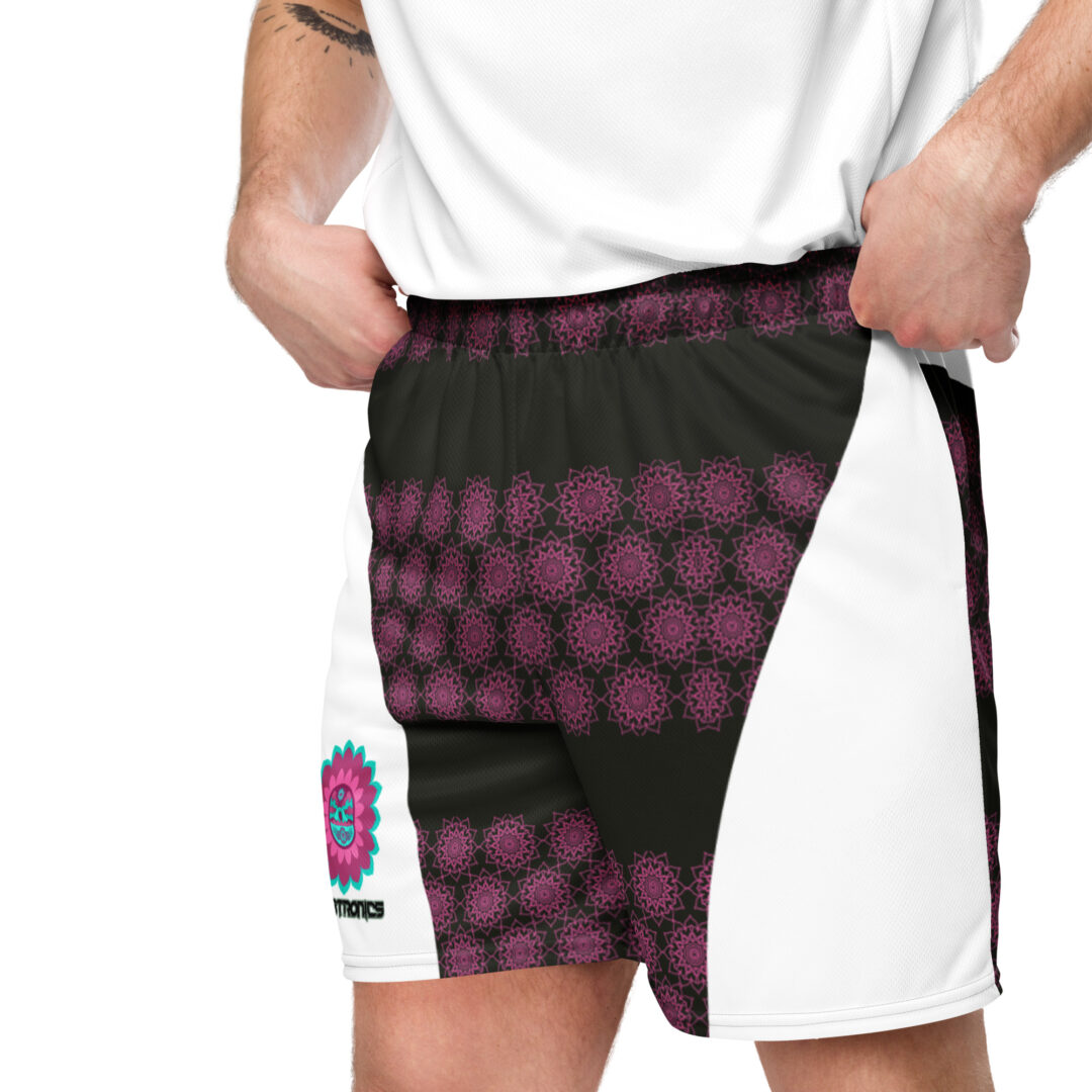Subtronics Blabk Space Split Athletic Shorts with Pockets - Image 4