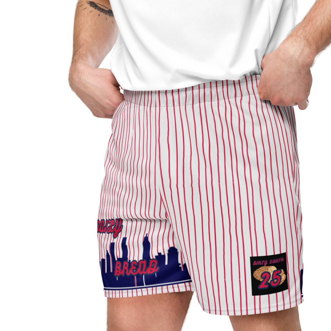 Daily Bread ATL Pinstripe Athletic Shorts - Image 6