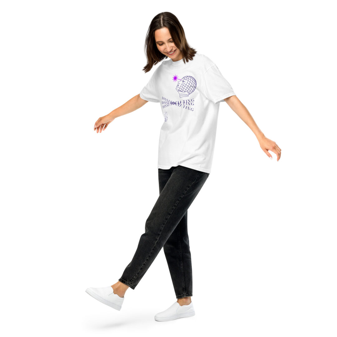 Dissasociating Graphic TShirt Comfort Colors - Image 4