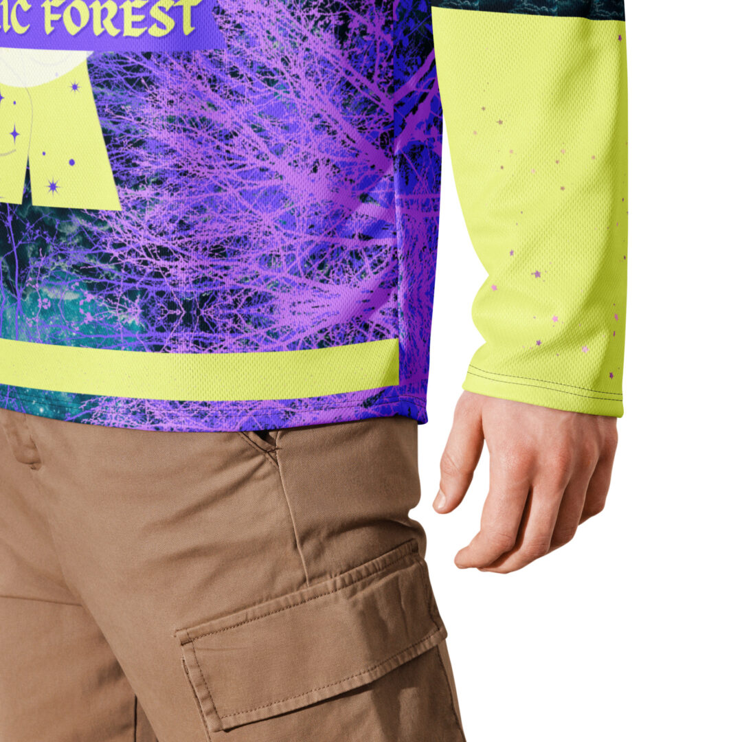 Electric Forest Lightweight Hockey Jersey Custom Name and Number | EDM Fest Rave Fit - Image 4